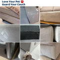 12PCS Symmu Anti Cat Scratch Furniture Protector, Heavy-Duty No-Residue Couch Protector from Cat Claws, Easy-to-Apply Clear Cat Couch Protector, Single-Sided Cuttable Sticky Sheets for Fabric Sofa