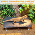 Bearded Dragon Basking Platform,Reptile Hide Cave with Slate Rock,S