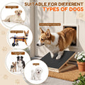 Dog Ramp for Stairs, 4 Pack Adjustable Pet Ramp for Small Dogs