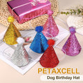 Dog Birthday Hat, Mini Small Dog Hats Cat Cobalt Blue, 2 Pcs