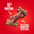 Milk-Bone Flavor Snacks Mini’s Dog Biscuits, Flavored Crunchy Dog Treats, 36 Oz. Canister