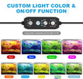 SEAOURA 24/7 Led Aquarium Light for Plants Growth-Full Spectrum, 12-18 Inch