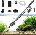 Electric Aquarium Gravel Cleaner with Strong Suction, Adjustable Water Flow, Auto Water Change & Sand Wash & Algae Remov