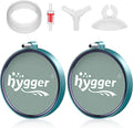 hygger Aquarium Air Stone 2 Inch 2 Pack, Fish Tank Bubbler Stone, Air Bubble Aerator Oxygen Diffuser, Air Pump Accessori