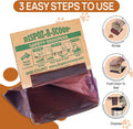Dispoz-A-Scoop® 48 Pack"Scoop-Seal-Dispose” Dog Pooper Scooper with Bag Attachment, No-Touch Pooper Scoopers Solution, P