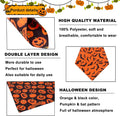 ADOGGYGO Halloween Dog Bandanas, Reversible Bat Pumpkin Dog Scarf