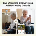 TT Nature Bird Feeder with Camera, Upgraded 1.5L Smart Birdhouse Al Identify for 10000 Plus Species, Auto Capture & Real