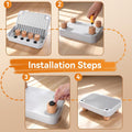 Thereye Cat Litter Box Step Stool, Easy-Clean for Senior Cats & Kittens