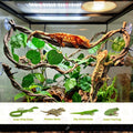 Reptile Jungle Climbing Vines with Leaves, 3-Strand Bendable Branch