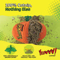 Yeowww! Catnip Haloween Pumpkin Catnip Cat Toy - 3 in toy for cats - 100% Stuffed with Premium Organically Grown Catnip,