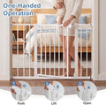 DUMOS 30-40.5" Baby Gate for Stairs & Doorways, Auto Close