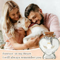 Chowsie Loss of Dog Cat Pet Sympathy Gift, Memorial Bottle for Pet Hair, Pet Fur Keepsake, Heart-Shaped Glass Memorial Bottle, Dog Hair Keepsake, Dog Memory Memorial Keepsake