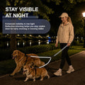 Double Dog Leash for Two Dogs 31.5" Main Leash + Adjustable Splitter, Padded Handle, D-Ring, 360° Swivel, Shock-Absorbing Bungee, Reflective Stitching, for Small Medium Large Dogs (Black)