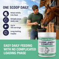 150-Day Supply Horse Amino Acid Supplement - Equine Amino Complex for Muscle, Topline & Recovery Support - Supports Stre