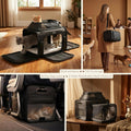 Top-Side Expandable Pet Carrier, Treat Window,17x11x9.5 Airline Approved