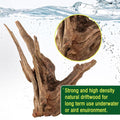 4pcs Natural Aquarium Driftwood Decoration,Perfect for Aquascaping,Fish Tanks and Reptile Habitats,Enhances Underwater A