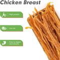 MON2SUN Chicken Jerky Dog Treats - Grain Free High Protein Chicken Strips for Small & Medium Dogs, Natural Training Treats & Healthy Rewards, Easy to Digest, 17.64 oz (Pack of 1)