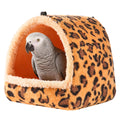 Large Winter-Warm Bird Nest House 10.6 * 9.8 in- Oversized Plush Nest for Large Parrots and Long-Tailed Parrots, Warm Hammock-Style Cage Bed, Cozy Bird Shelter for Macaws African Grey Amazon Parrots