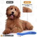Dematting Comb for Dogs, Undercoat Rake Grooming Tool, Mat Remover, 5 Blade