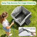 Plastic Rabbit Cage Outdoor Indoor, Bunny Cage Guinea Pig Cages Enclosure