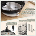 28-inch Round Hanging Indoor or Garden Bird Cage with Ladder,Swing,Feeder
