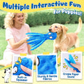 KIPRITII 9-Pack Interactive Puppy Dog Toys for Small Dogs No-Stuffing Squeaky Octopus-Shaped Toy, Cute Plush & Engaging Chew Toys for Puppy Teething to Keep Them Busy