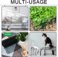 158" x 11.8" Extra Long Plastic Spike Barrier Mat with Spikes, Physical Pet Training Aid for Outdoor/Indoor, Furniture & Garden Protector for Cats and Dogs, Includes 14 Staples