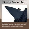 EQUINEWAVE Horse Fly Bonnet, Breathable Crochet Ear Bonnet with Stretch Comfort Ears, Contoured Fit for English Riding