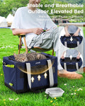 Pecute Cat Carrier, Top Expandable Dog Crate for Travel