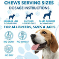 Hemp Calming Chews for Dogs with Anxiety and Stress - 180 Soft Dog Calming Treats - Dog Anxiety Relief - Storms, Fireworks, Thunder, Barking, Separation Aid - Valerian Root - L-Tryptophan - Hemp Oil
