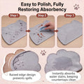 Stone Pet Bowl Mat for Dogs and Cats, Absorbent Quick Dry