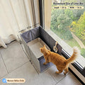 Gesomepurrz Extra Large Cat Litter Box Enclosure, Open Top High Sided Splash Guard, Water Resistance Shield for Cat Litter Boxes