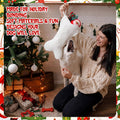 Kasyat 9 Pcs Christmas Dog Gift Set, 16.5" Bone Shape Christmas Stocking