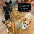 Premium Bacon Flavor Beef Hide Dog Chews – Rawhide Alternative Chews for Dogs, Easy-to-Digest 6” Sticks, Grain-Free Long