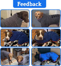 HhiMyOct Dog Drying Coat - Fast Drying Dog Towel Robe - Microfiber Super Absorbent Pet Bathrobe, Adjustable Collar & Belly Strap Fast Drying Coat Pet Dog Cat Bath Robe Towel