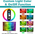 SEAOURA 24/7 Submersible LED Aquarium Light for Plants Fish Tank, 15 Inch