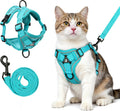 Cat Harness and Leash for Walking, Escape Proof Soft Adjustable Vest Harnesses for Cats