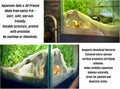 Aquarium & Terrarium Corner Underground Cave – Faux Mangrove Root Hideout for Betta, Corydoras, Shrimp, Geckos & Snakes 