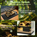8 by 12-inch 16W Reptile Heating Pad Graphene with Temperature Control Reptile Tank Heat Pad Terrarium Under Tank Heater