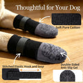 PETLOFT Non-Slip Dog Socks, Prevent Licking, Slipping, and Scratching, Enhance Traction, Suitable for Medium to Large Do