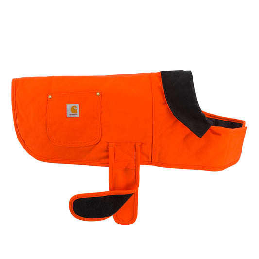Carhartt Firm Duck Insulated Dog Chore Coat, Durable Weather Resistant Jacket for Cold and Windy Conditions, Hunter Orange, Large