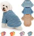Dog Sweater, 3 Pack Sweaters for Small Dogs Girl, Dog Clothes for Medium Dogs Male or Boy, Ultra Soft and Warm Puppy Coa
