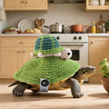 Warm Knit Tortoise Sweater, Handmade Turtle Sweater Small Animal Sweater Pet Shell Decoration Outfit Turtle Clothes Tort
