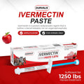 Ivermectin Horse Paste 1.87% Dewormer, Apple Flavored, 6.08g Syringe