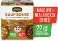 Nutrish Rachael Ray Soup Bones Long Lasting Dog Chews Variety Pack, 22 Count (Pack of 2)