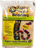 Zoo Med Laboratories Inc-Aspen Snake Bedding- Natural 4 Quart
