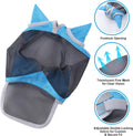 Horse Fly Mask with Ears & Long Nose, Fine Mesh