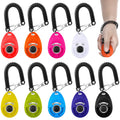 Frienda 9 Pieces Dog Training Clicker with Wrist Strap Pet Behavioral Training Clicker for Dogs Cats Birds Horses(Water Drop Style,Multicolor)