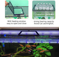 Magnetic Fish Tank Mesh Lid with Feeding Window, 39"x19"