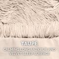 Furhaven Waterproof Throw Blanket for Dogs & Indoor Cats, Washable - Shaggy Plush Calming Long Faux Fur & Velvet Dog Bla